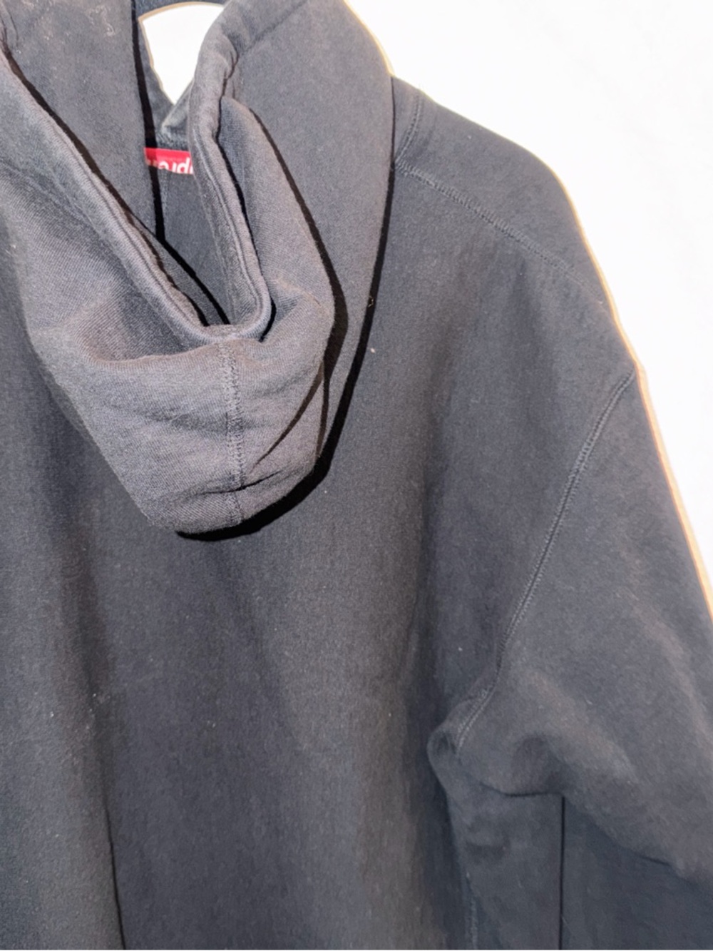 Black supreme hoodie small logo - Picture 3 of 4